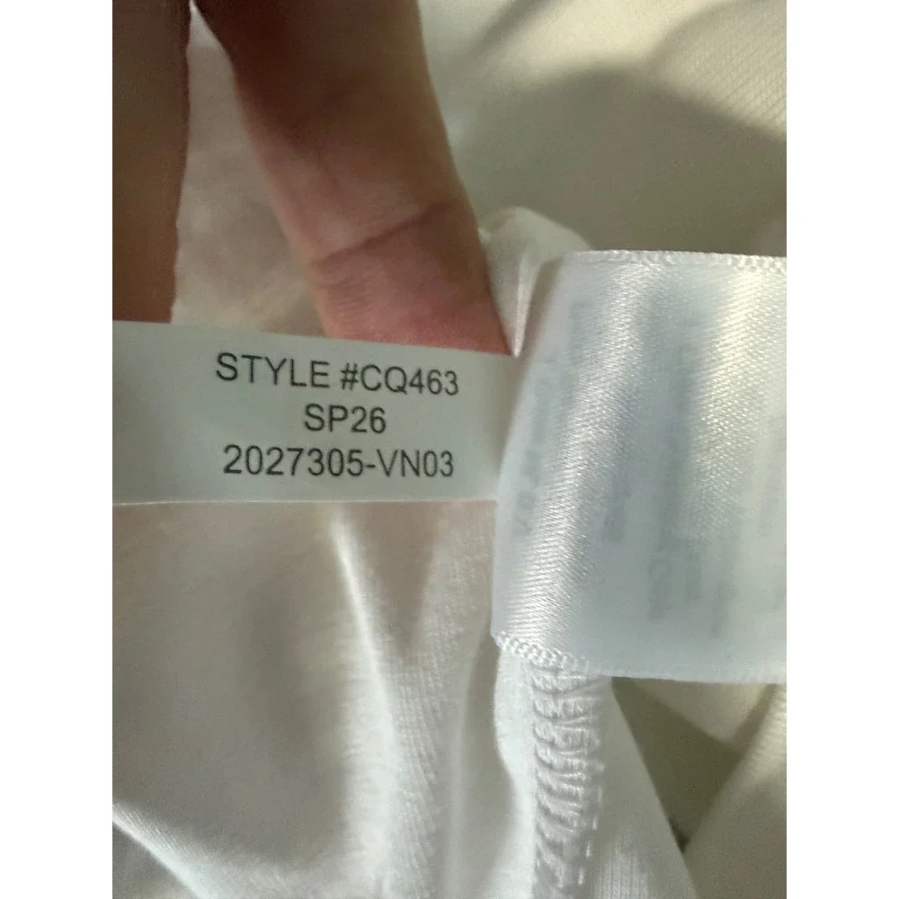 J. Crew Scoopneck Everyday Tee White 100% Cotton Knit M